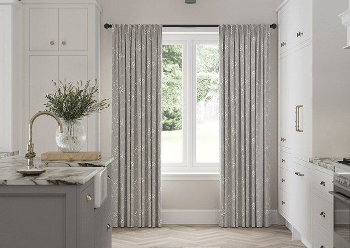 Laura Ashley Pussy Willow, Steel - Made to Measure Curtains - Image 3